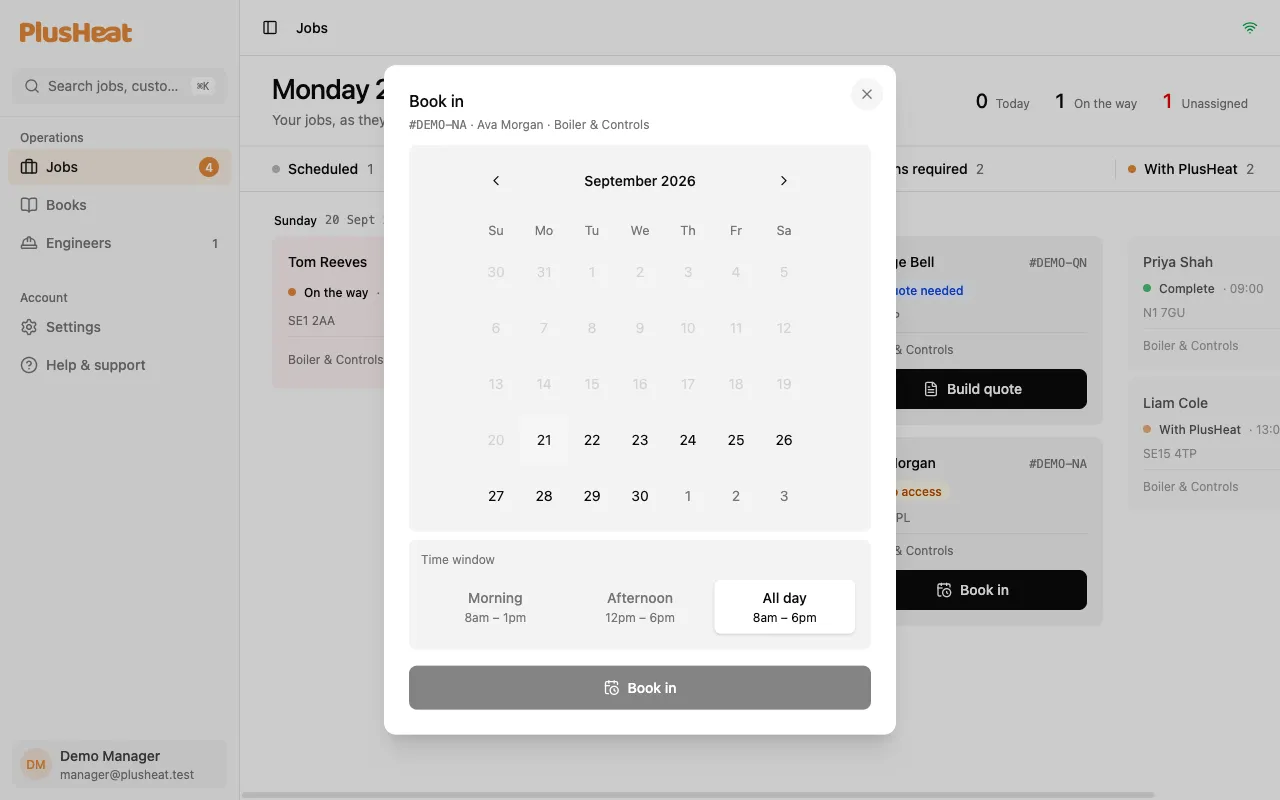 The Book in dialog: a calendar and a time window